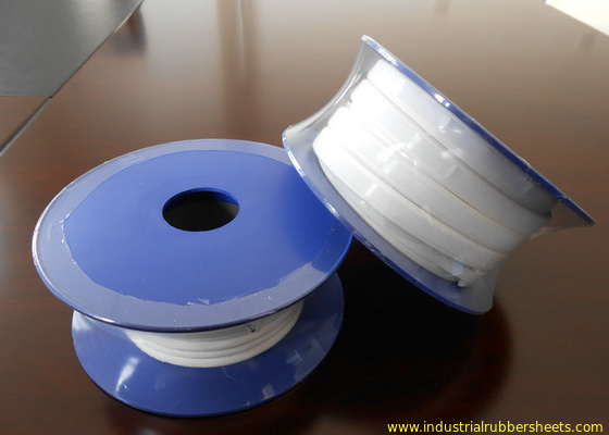 Smooth Expanded PTFE Gasket Tape / One Side Adhesive PTFE Sealing Tape