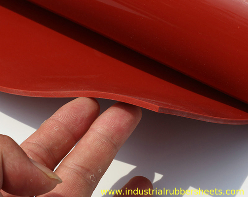 Red Silicone Rubber Sheet 3mm Thickness High Temperature Resistant