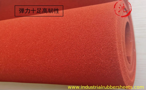 Silicone Rubber Sheet 2mm for Applications High Tear Strength 26-42N/mm High Specific Gravity 1.25-1.50g/cm3