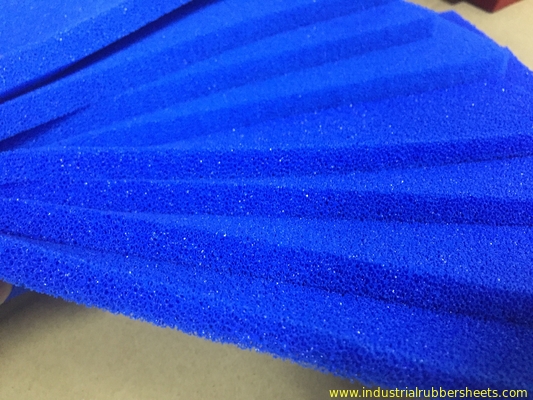 Open Cell Silicone Sponge Rubber Sheet 10-45 Shore A 200psi