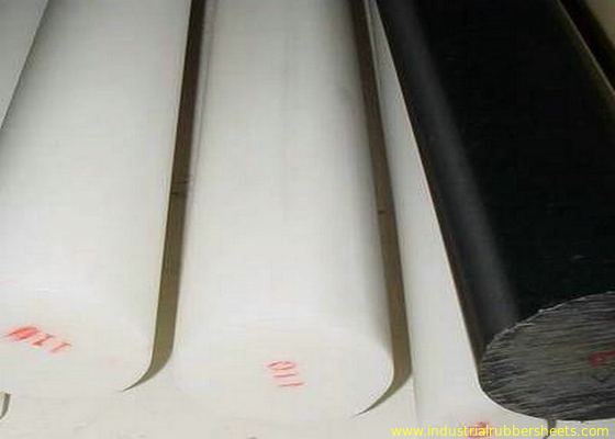 White PE Nylon Plastic Rod For Cutting Boards And Tanks / HDPE Bar