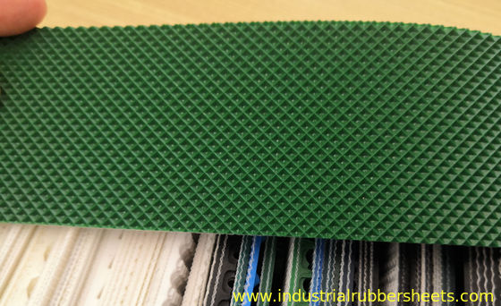 Противоскользящий антистатический сверхприхватный грубый верхний PVC конвейерный ремень для промышленных применений