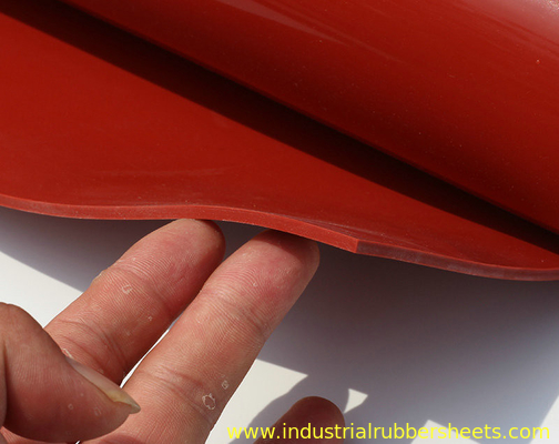 Сопротивление масла листа красной высокой температуры силикона 3mm резиновое
