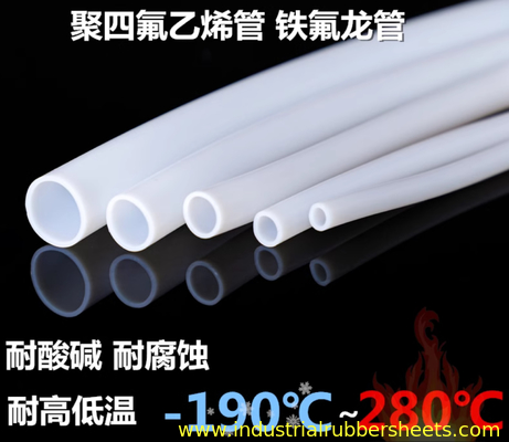 Industrial Grade PTFE Tube with High Flexibility and Non-Flammable Properties for Demanding Applications