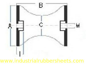 Промышленные штурмовики и амортизаторы для противовибрации в медицинском оборудовании из резины цвета черного цвета TC-FF