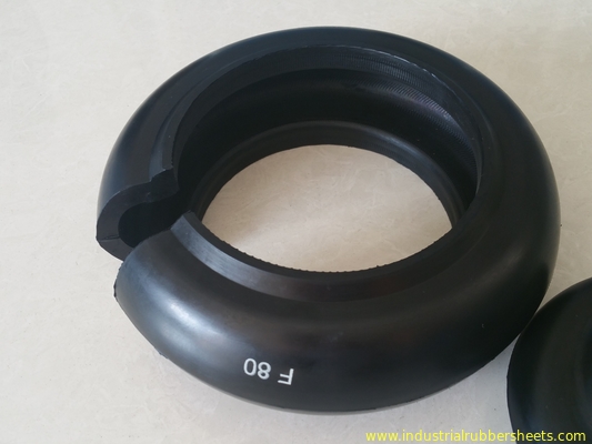 Черное соединение покрышки НБР резиновое для сталелитейной промышленности, прочности на растяжение 8 - 12Мпа