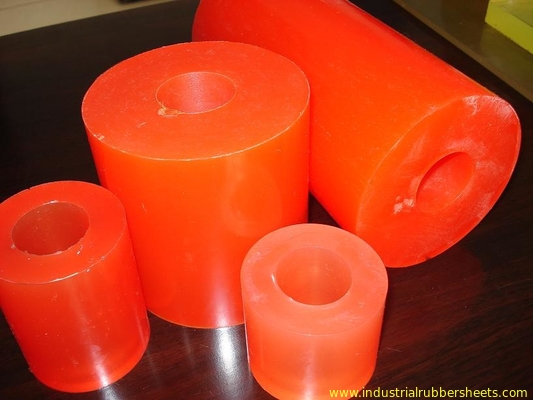 Экструзия труб красных/желтого цвета износоустойчивая силикона, шланг полиуретана
