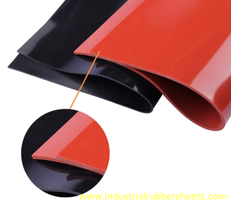 Virgin Silicone Rubber Sheet 1.0-6.0mm Thickness 1.25g/cm3 Density