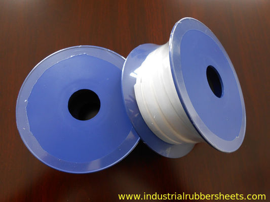 Белая пищевая уплотнительная лента из PTFE с клеевым слоем с одной стороны для промышленных уплотнений