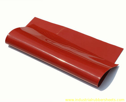 лист силикона плотности 1.25г/Км3 красный/водоустойчивая резиновая прочность на растяжение листа 7.5Мпа