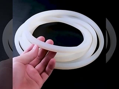 Красный прозрачный силиконовый экструзион, силиконовый профиль для уплотнения