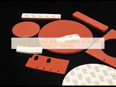 Шайбы из силиконовой резины с закрытыми порами, твердость 10-40 по Шору А, плотность 0,5-1,0 г/см³