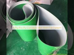 3 курсируйте конвейерную ленту Pu Pvc с плоской картиной