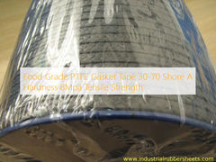 Продовольственная ПТФЕ прокатная лента 30-70 Шорт A Жесткость 8Mpa Прочность на растяжение