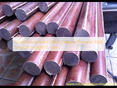 Хорошая изоляция Пахта / бумага Фенолический стержень гладкая длина 1 - 3 м