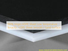 100% девственный HDPE лист низкотемпературная прочность, LDPE лист гладкая / песчаная поверхность