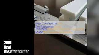 Режущая пластина из ПТФЭ 260C, термостойкая, по индивидуальному заказу