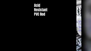 Стержень из ПВХ 10–300 мм, устойчивый к кислоте и щелочи