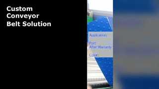 Изготовленная на заказ белая конвейерная лента для погрузочно-разгрузочных работ