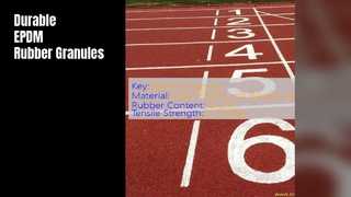 Резиновые гранулы EPDM, устойчивые к ультрафиолетовому излучению, высокая плотность