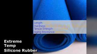 Листы силиконовой резины в рулонах при экстремальных температурах
