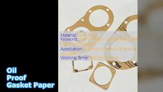 Маслостойкая шайбовая бумага 180C, ширина 1 м, промышленные уплотнения