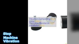 Прочные резиновые опоры предотвращают вибрацию оборудования
