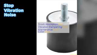 Резиновые опоры предотвращают вибрацию и шум