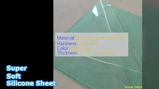 Супермягкий лист силиконовой резины толщиной 1,2 мм, прозрачный