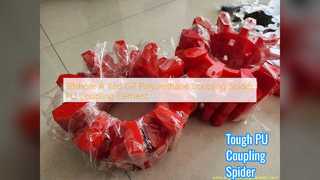 Красная муфта из полиуретана для суровых условий