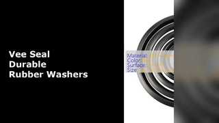 Черные силиконовые резиновые шайбы с V-образным уплотнением, полные комплекты