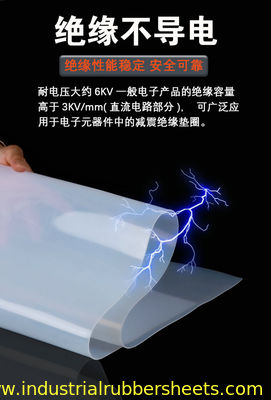 High Temperature Resistance Silicone Rubber Sheet with Excellent Aging Resistance and Customizable Thickness