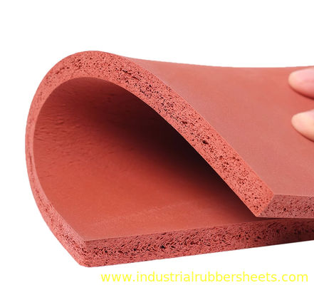 Closed Cell Silicone Sponge Sheet 20-25 Shore A, 0.8-50mm Thickness