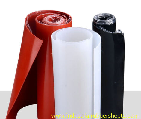 Tensile Strength 7.0-12.0Mpa Silicone Rubber Sheet Industrial Grade Tear Strength 26-42Nmm Durable Flexible Material