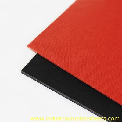 Close Cell Silicone Sponge Rubber Sheet with Impression Fabric Surface and 0.5-1.0g/cm3 Density