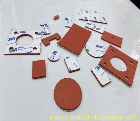 10-40 Shore A 200psi Custom Size Silicone Foam Gasket with Adhesive Backing Tape