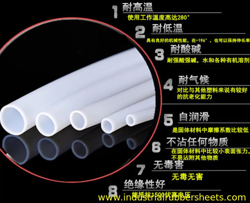 Id1mm X Od2mm X 100m Белый шланг из ПТФЕ для высокой температуры