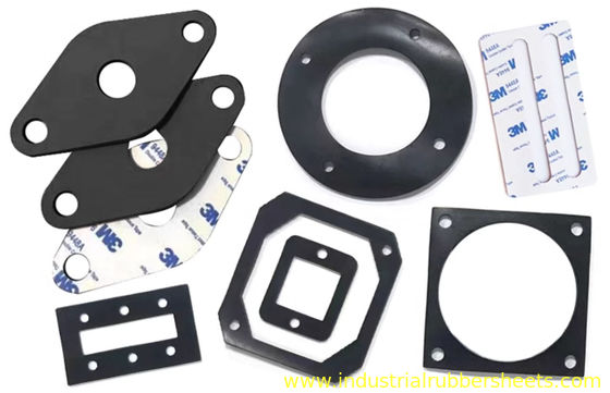 Industrial Grade Silicone Rubber Washers with 20-80 Shore A Hardness Food Grade and Customizable Color