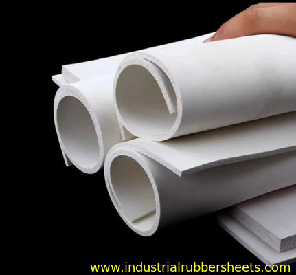 Closed Cell Silicone Sponge Sheet 20-25 Shore A with 0.8-50mm Thickness and High-Temperature Resistance